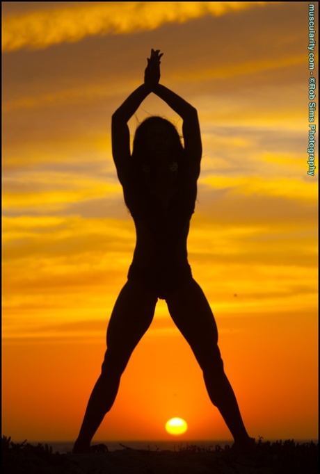 Black Yoga Instructor art porn pics