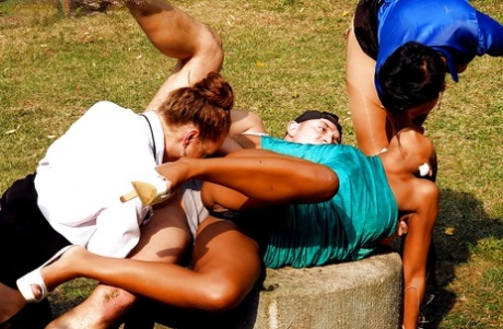 Brazzilian Sneaky Threesome free sex pic