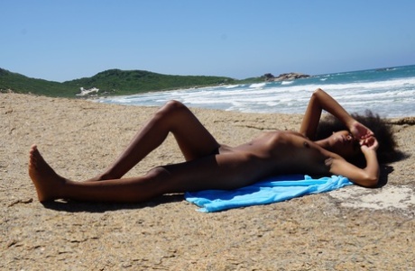 African Jasmine Webb Anal art naked image