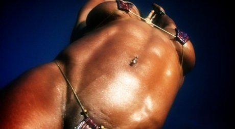 Black Lena Paul Lesbian art naked picture
